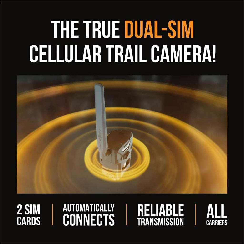 Twin Pack Cellular Trail Camera with 36MP Photos and 1080p Videos X154