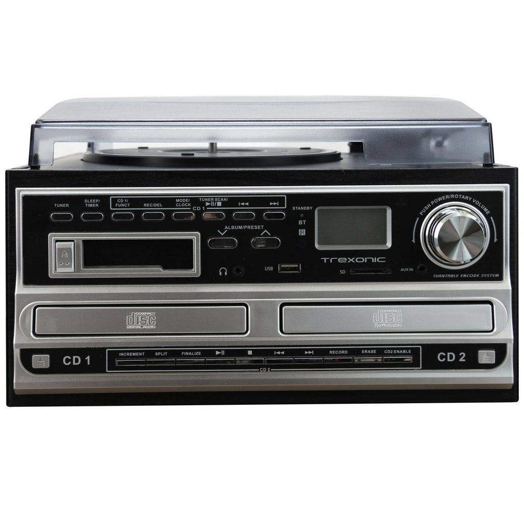 3-Speed Turntable with CD Player, Cassette Player, FM Radio S68153