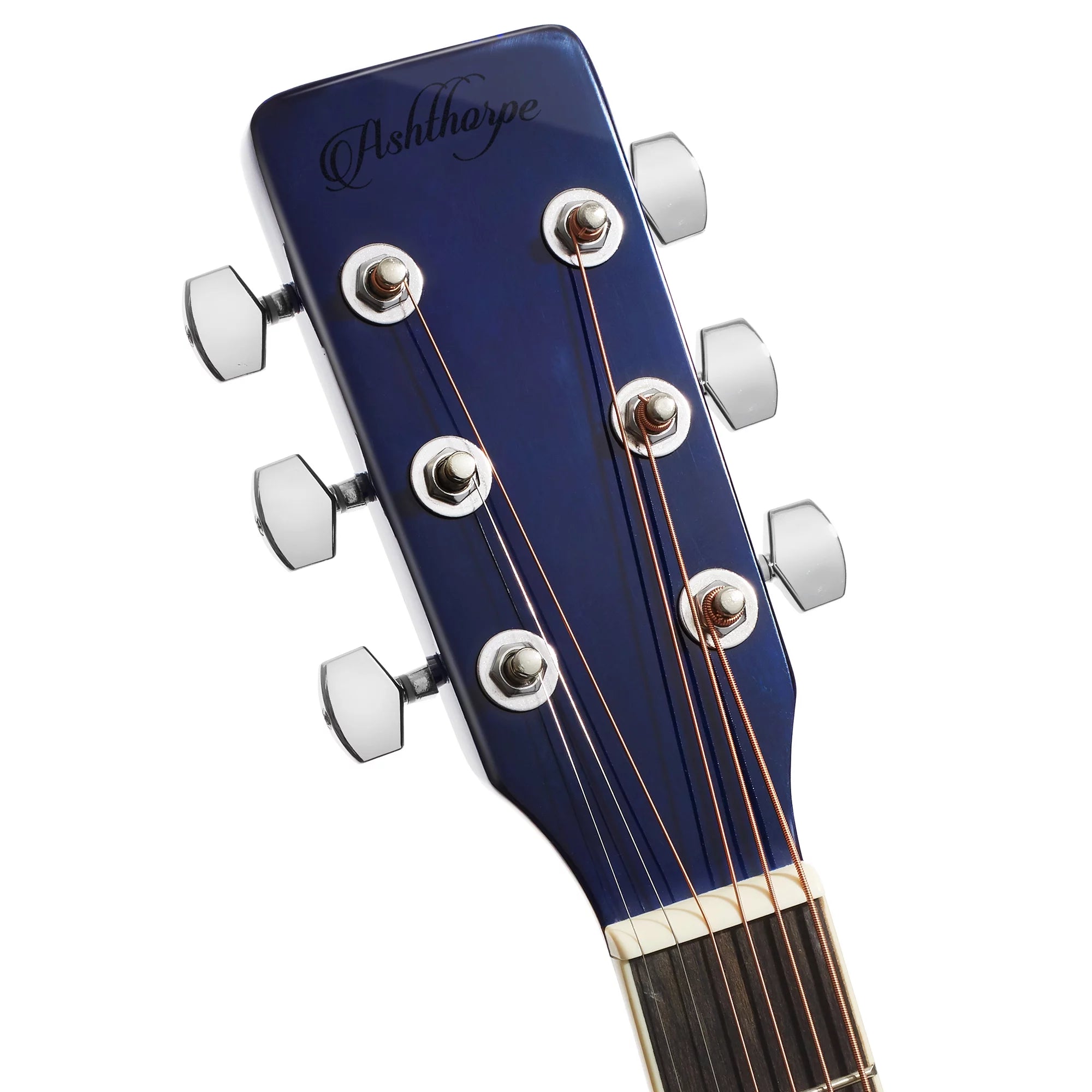 Blue Left-Handed Full-Size Dreadnought Acoustic Electric Guitar L96203