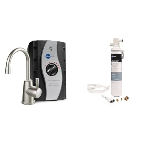 Instant Hot Water Dispenser System, Single-Handle Faucet in Satin Nickel with 2/3-Gallon Stainless Steel Tank O4126