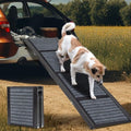 67” Foldable Dog Ramp with Non-Slip Rug Surface F71887