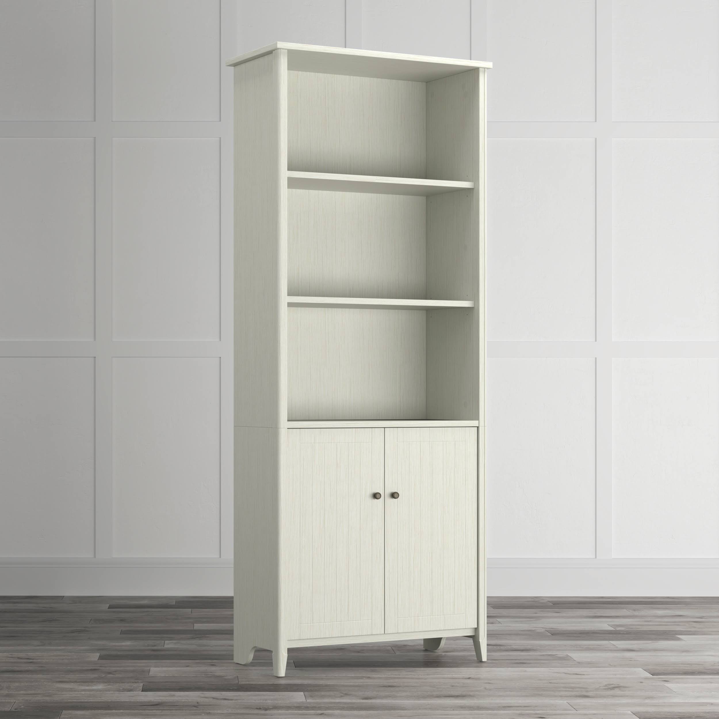 Weathered White Bookcase E3446