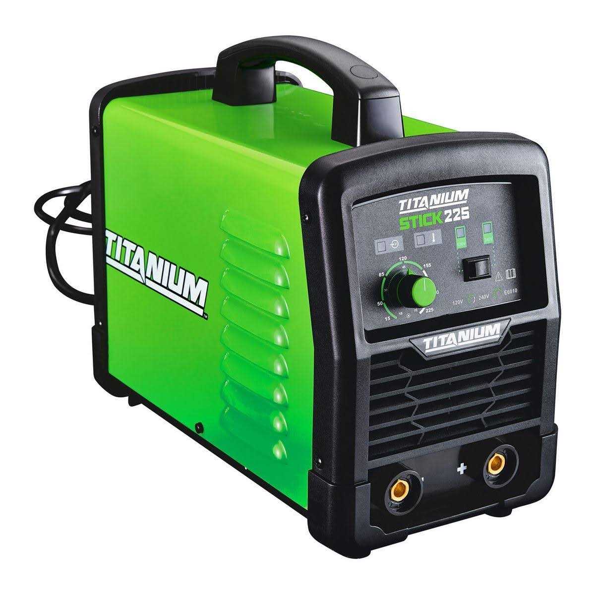 Titanium Stick 225 Inverter Welder with Electrode Holder Q5098