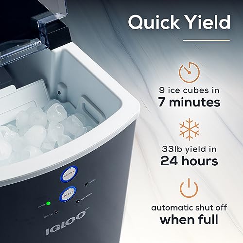 Stainless Steel Electric Countertop Ice Maker Machine Z469