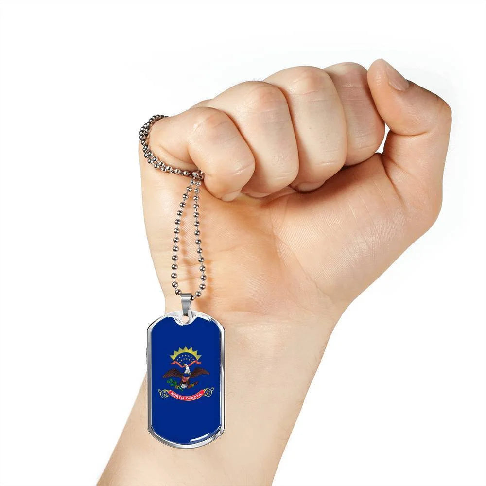 Stainless Steel Dog Tag Necklace W8269
