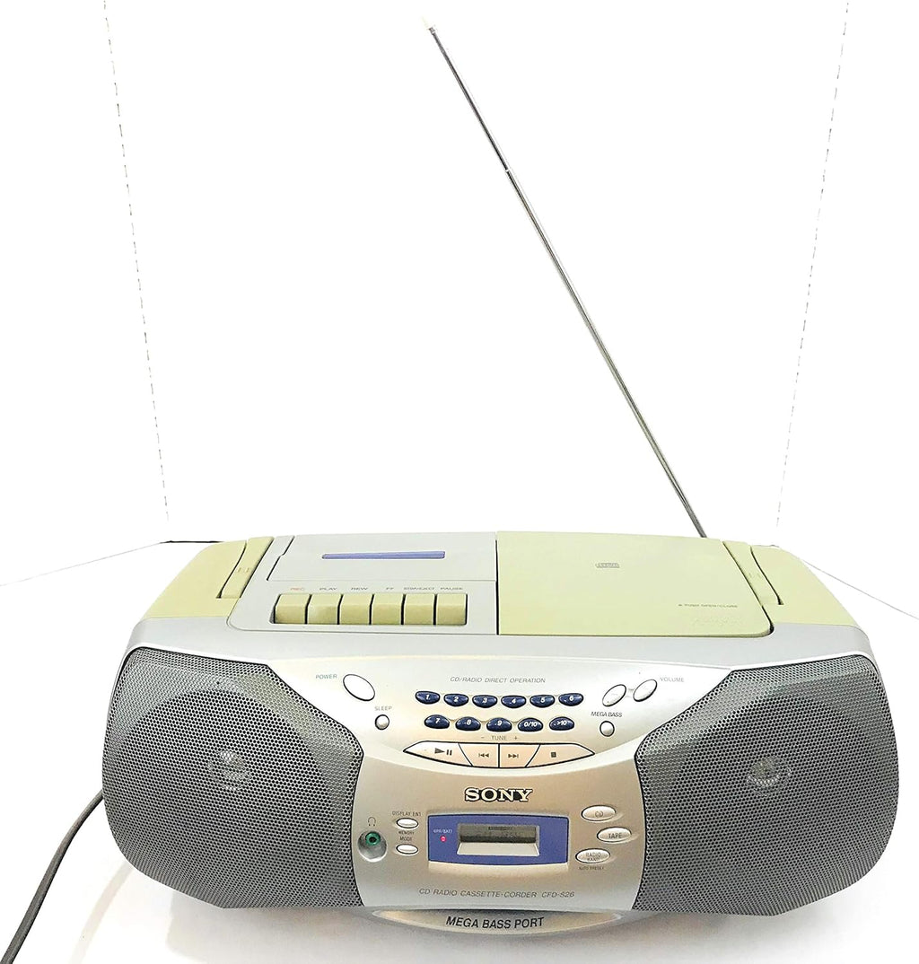 Portable AM/FM/CD Cassette Boombox J411