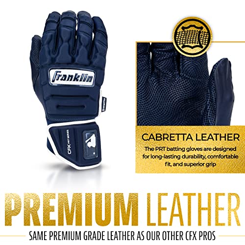 Adult Padded Leather Batting Gloves X686