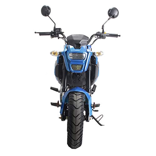 125cc Gas Motorcycle Dirt Bike Street Bike Black G740086