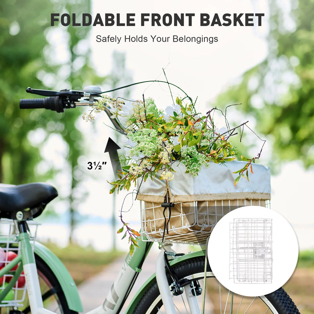 Mint White 26 Inch 7 Gears Tricycle A24086