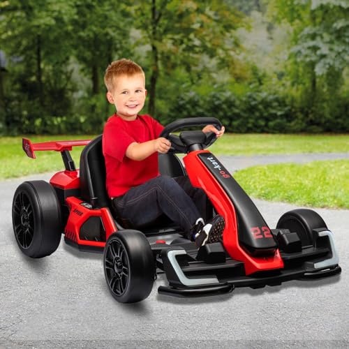 Red Electric Drift Go Kart with Adjustable Seat K57267