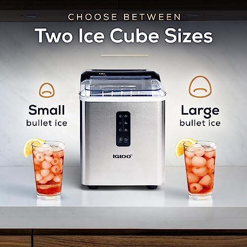 Stainless Steel Electric Countertop Ice Maker Machine Z469
