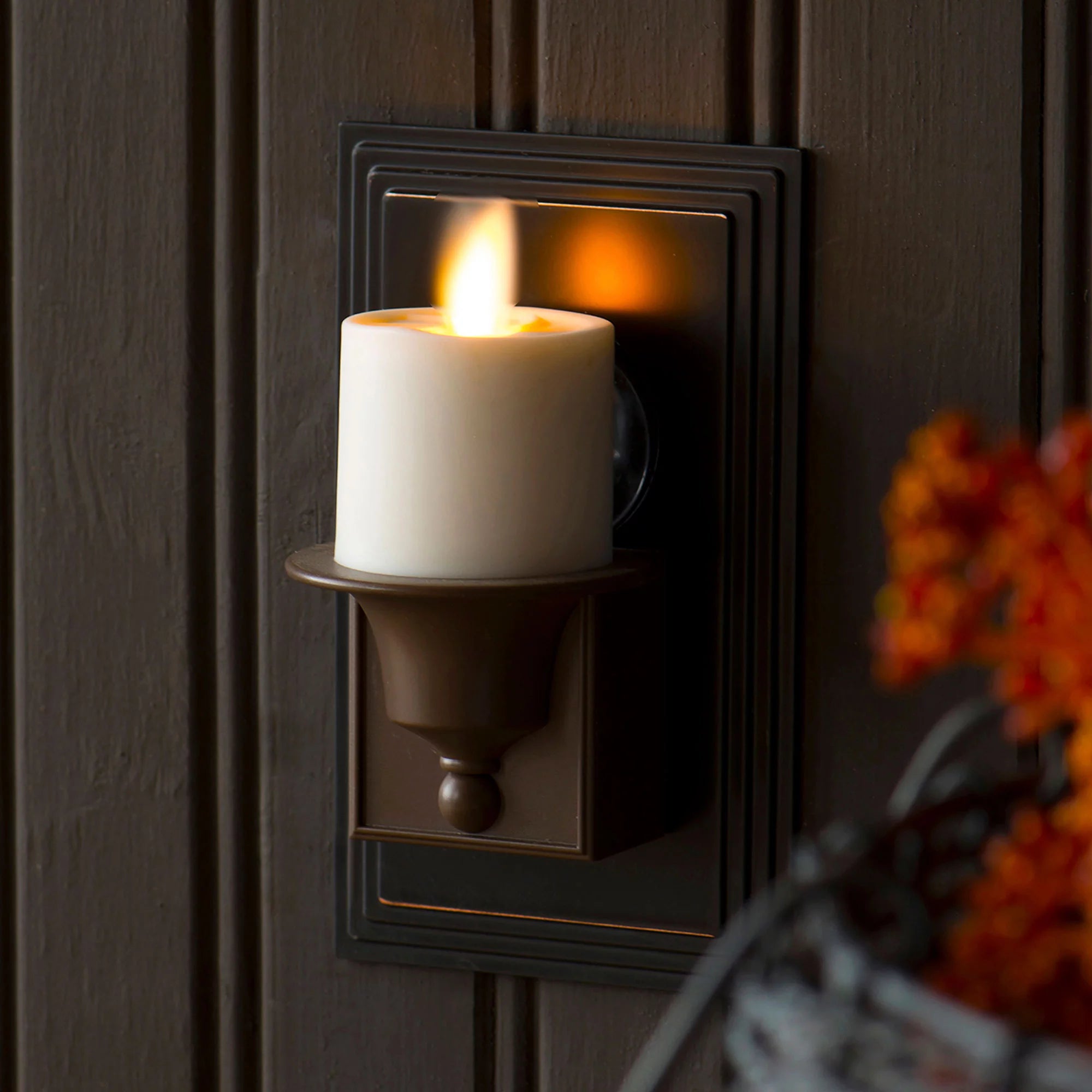 Flameless Candle Nightlight with Dusk to Dawn Sensor E277616