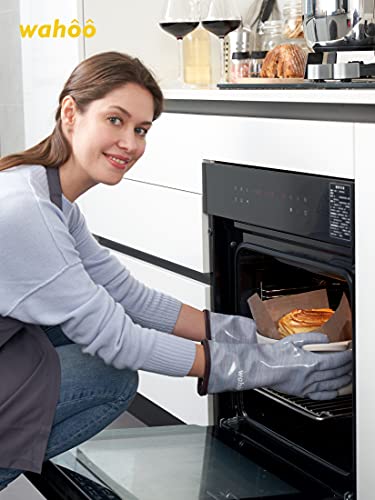 Purple M/8 Heat Resistant Silicone Oven Gloves S2855
