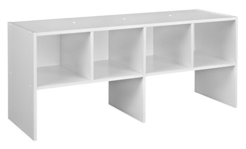 White Stackable 31-inch Vertical Organizer & White Stackable 24-Inch Wide Horizontal Organizer O156920