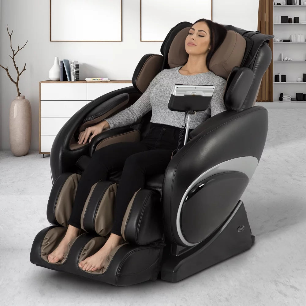 Black S-Track Full Body Massage Recliner Chair T4563