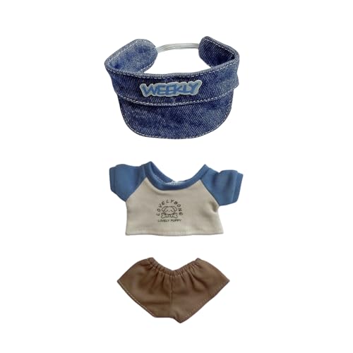 5 Pieces Casual Wear Outfit Set for 6.7inch Doll Z296