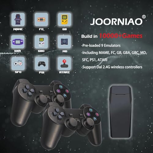 64G Retro Game Console with Dual 2.4G Controllers O171350