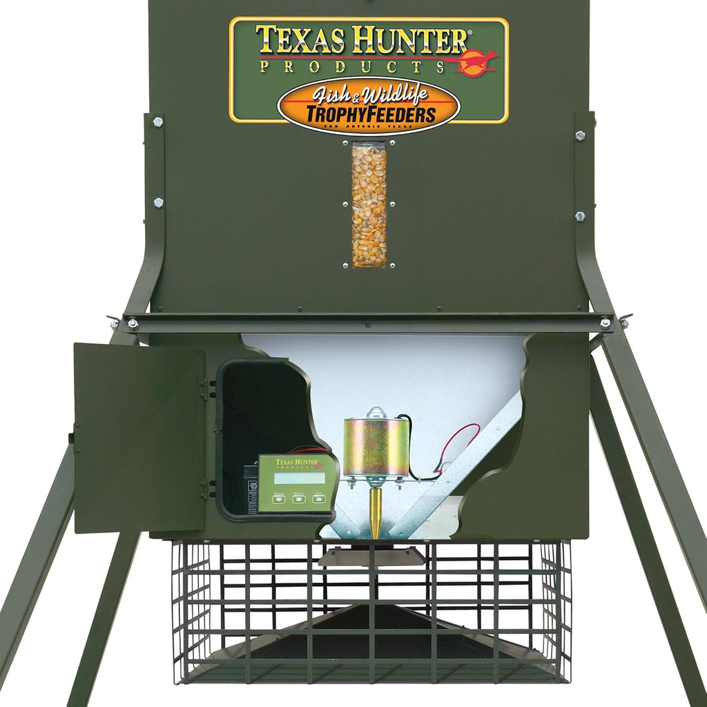 300 lb. Corn Capacity Deer Feeder with 8-Foot Extension Legs T210123
