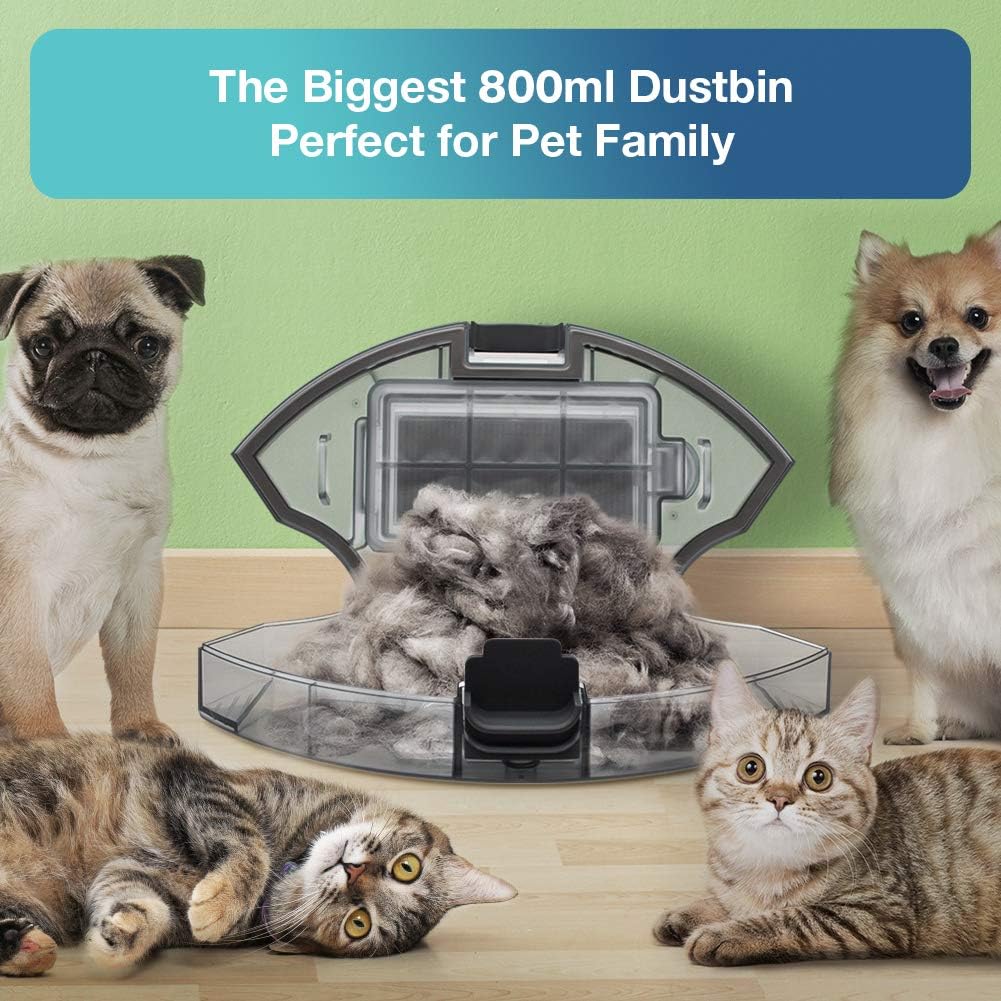 Robot Vacuum with 2000Pa and 800ML Dustbin L910906