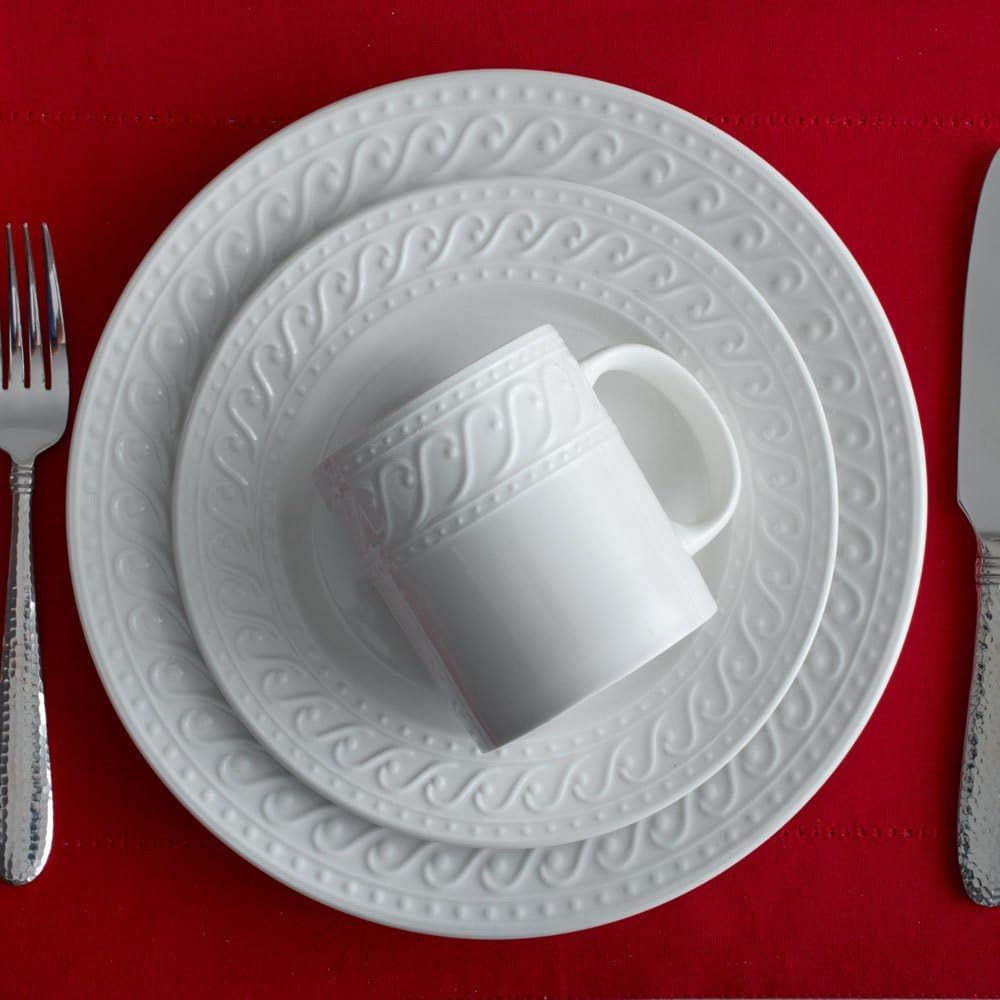 32 Piece White Dinnerware Set R3026