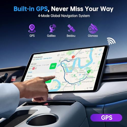 10 inch Android 14 Tablet with 4G LTE Cellular, 10GB+32GB, Protective Case, GPS, 2.0GHz Processor, 8MP Camera, 1TB TF Expandable O6608
