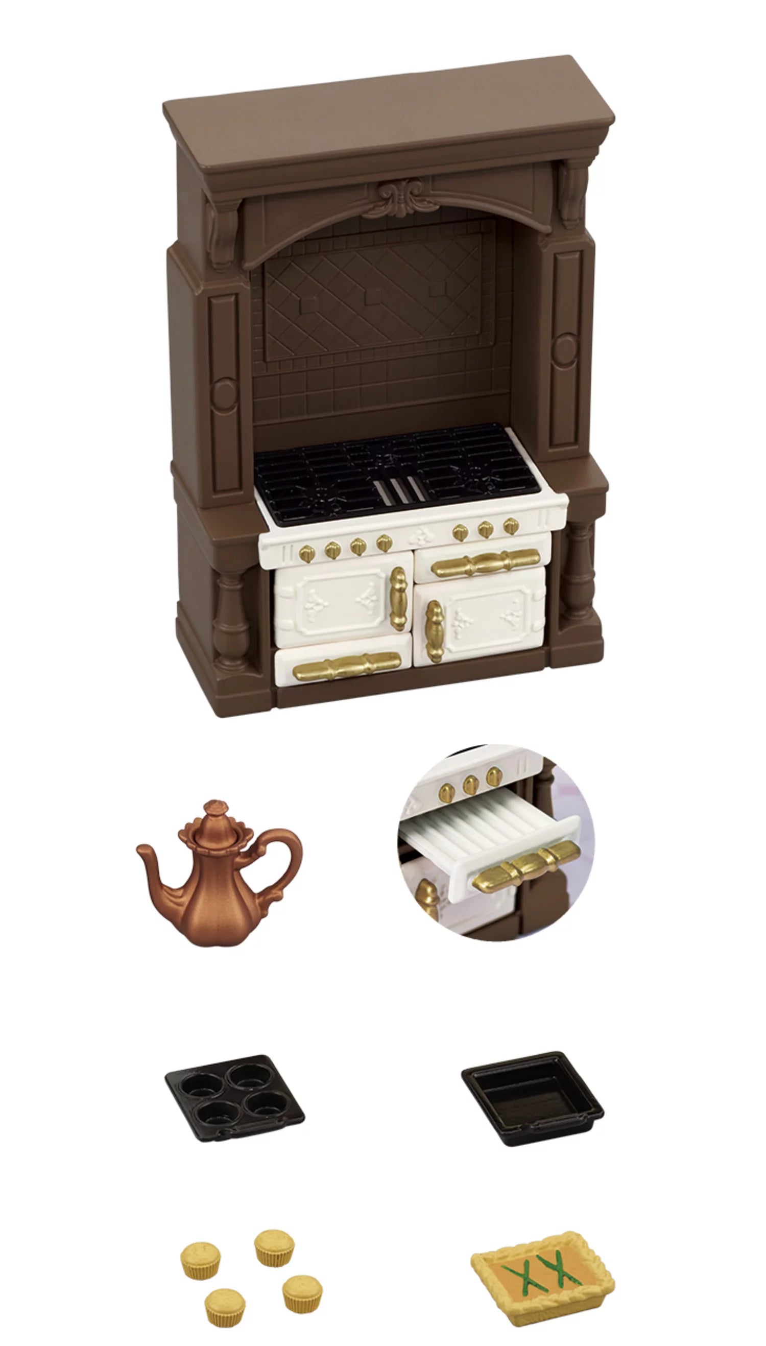 Gourmet Kitchen Set, Dollhouse Furniture P982654