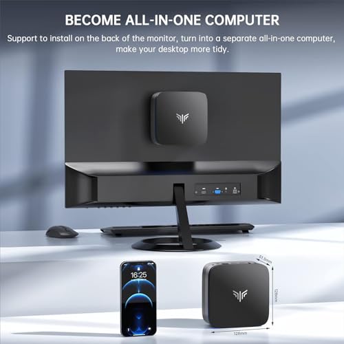 Mini PC 12th Gen N95 Processor 16GB DDR4 1TB SSD 4K UHD A819708