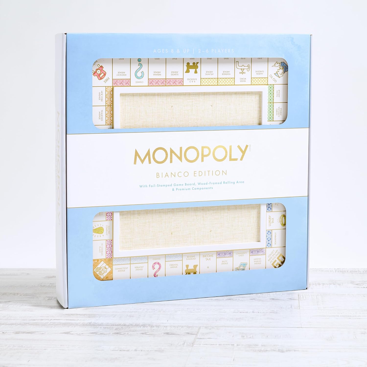Monopoly Bianco Edition with Wood Game Board C2492