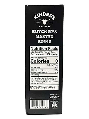 11.25-ounce Organic Turkey Brine and Rub Kit with Brining Bag U437