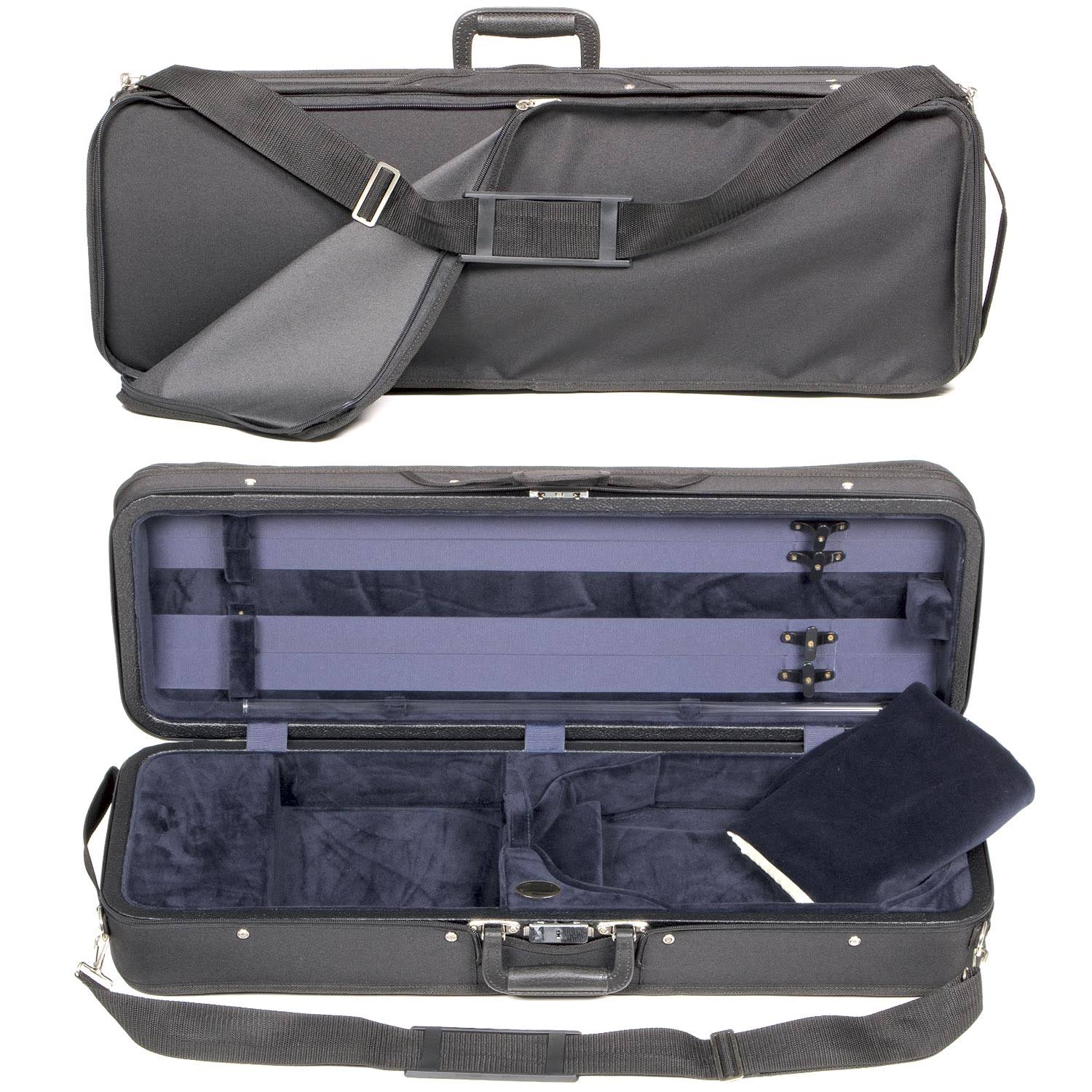 Blue Velour Oblong Violin Case G6269
