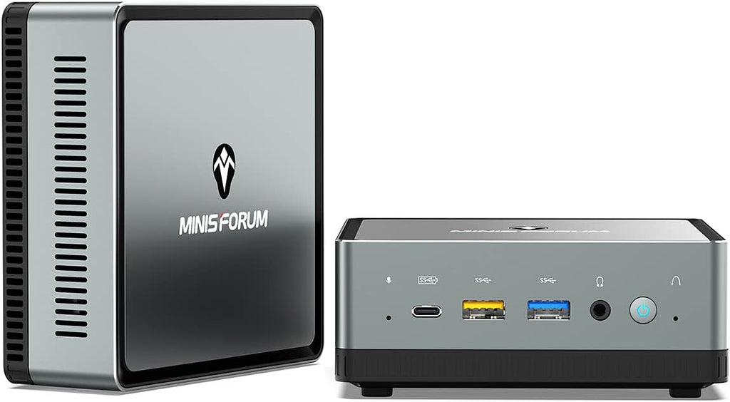 Mini PC AMD Ryzen 7 3750H 16 GB RAM 512 GB PCIe SSD Radeon RX Vega 10 Graphics Dual WiFi BT 5.1 HDMI Display USB-C RJ45 4X USB 3.0 Ports Small Form Factor M7771
