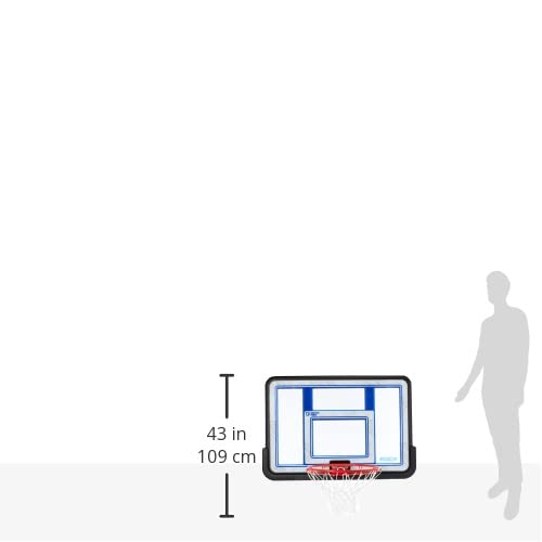 44 Inch Shatterproof Backboard and Rim Combo Kit Q7867
