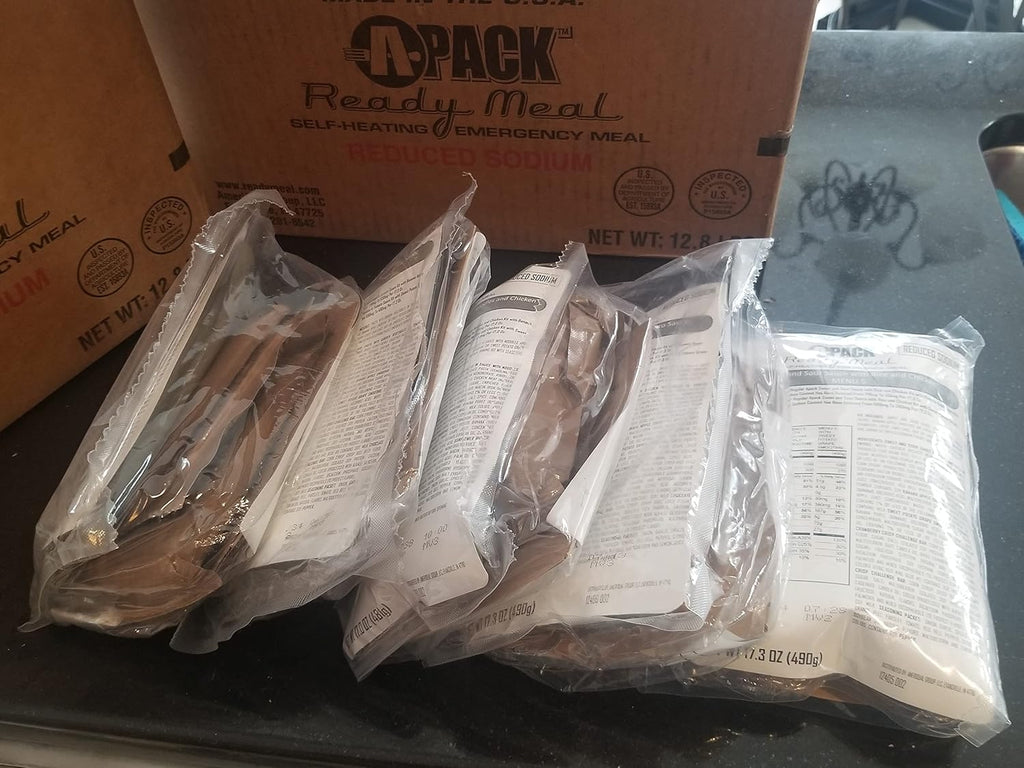 4 Cases of 12 entrees Self-Heating Full Meal E98451