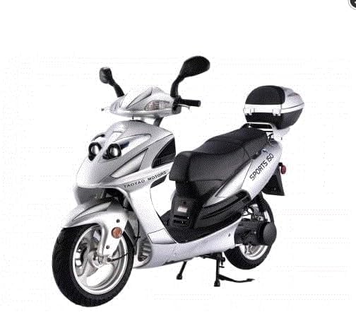 150cc Fully Automatic Gas Scooter with 13 inches Aluminum Wheels (Black) B2733