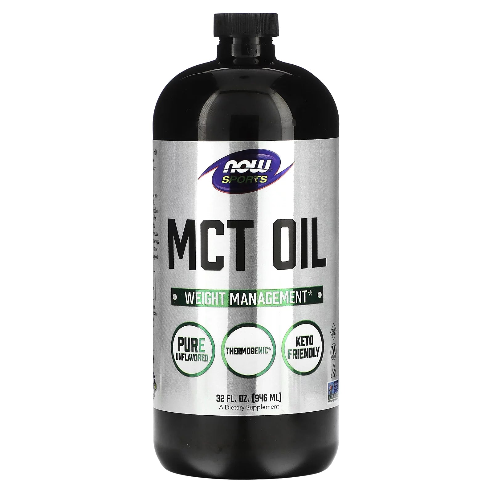 Unflavored MCT Oil, 32 fl oz (946 ml) S146