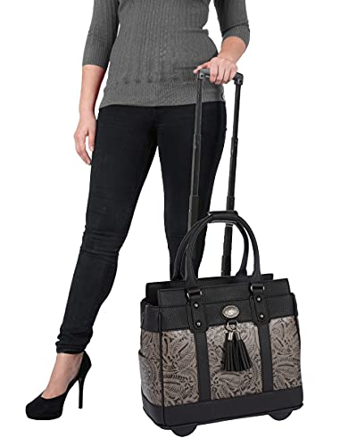17 inch Rolling Laptop Bag with Wheels Y268