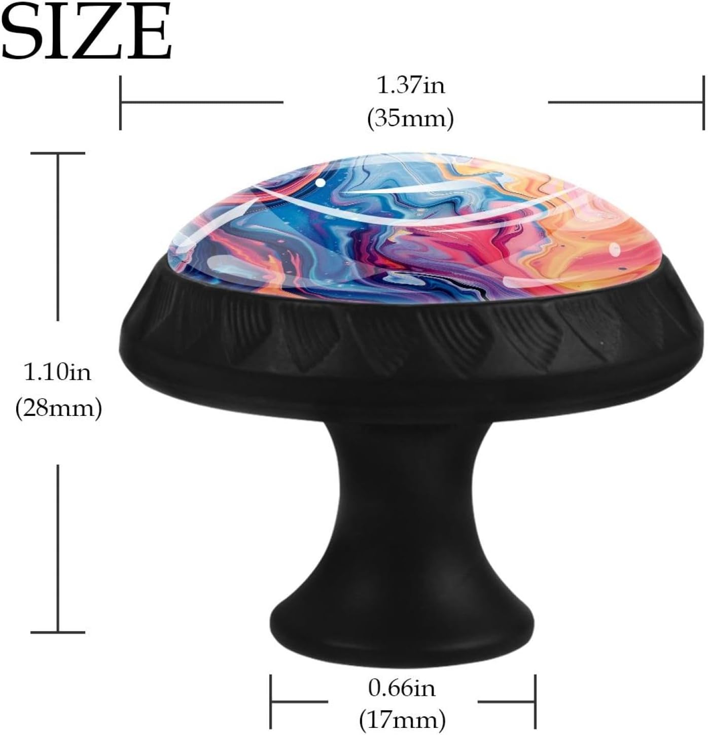 Pack of 12 Clear Crystal Glass Cabinet Drawer Knobs D24723