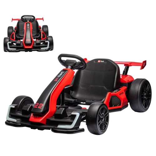 Red Electric Drift Go Kart with Adjustable Seat K57267