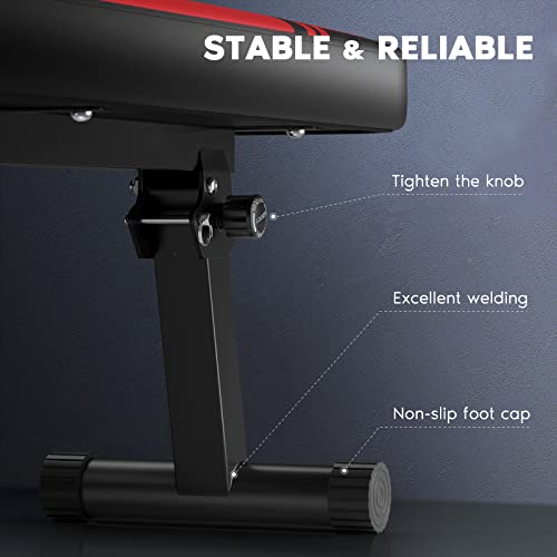 Flat Bench, Foldable Weight Bench I69658