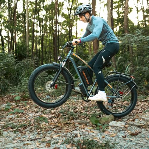 Peak 1000W Fat Tire Electric Bicycle 26" 7-Speed Hydraulic Disc Brake with 48V 18.2AH Removable Battery Q56292