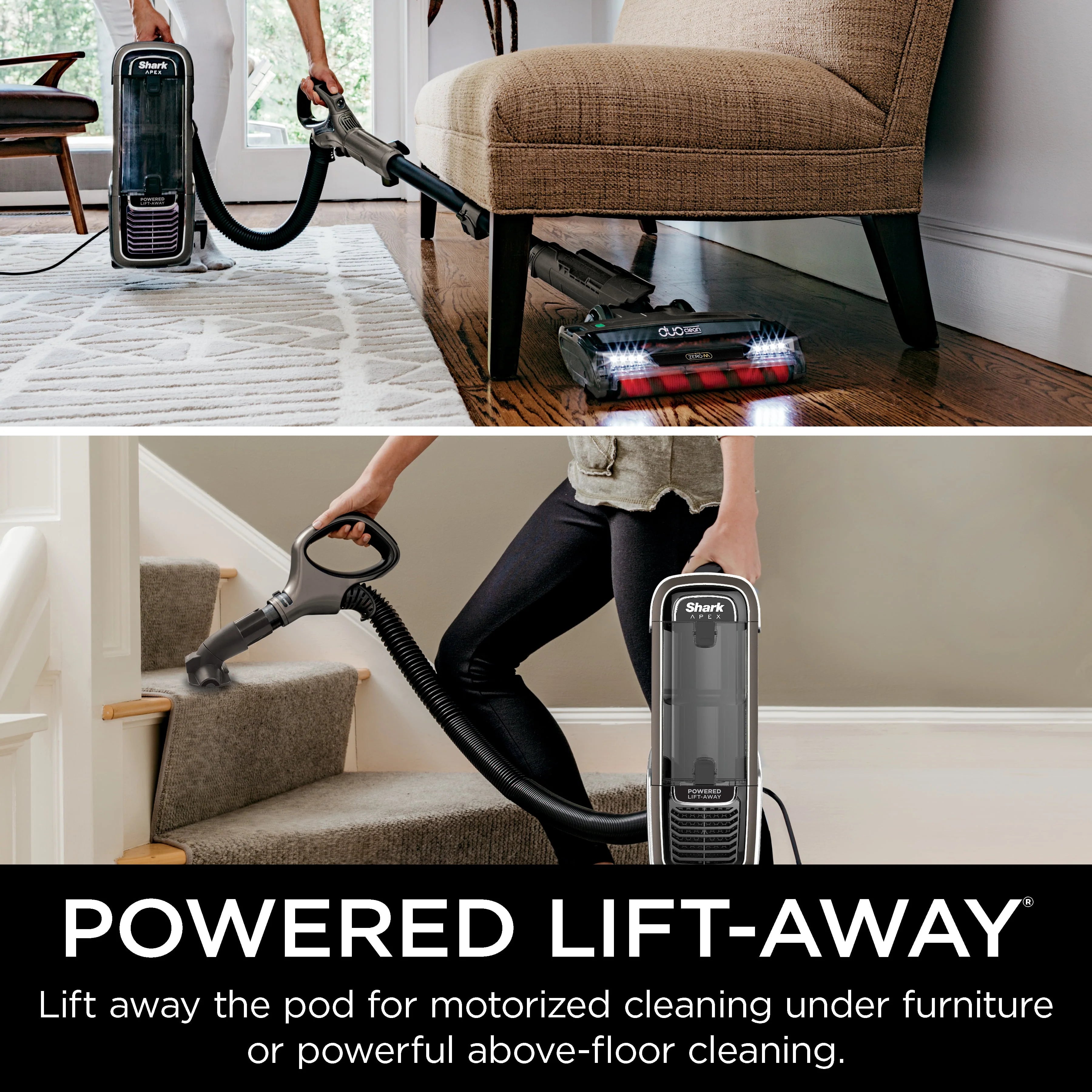 Upright Vacuum with DuoClean Self-Cleaning X285