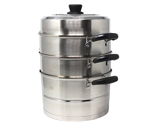 3 Tier Stainless Steel Steamer Set 32 CM T4861