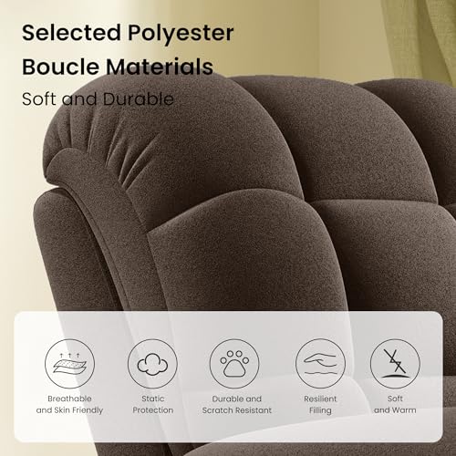 Beige White Power Recliner Chair N48489