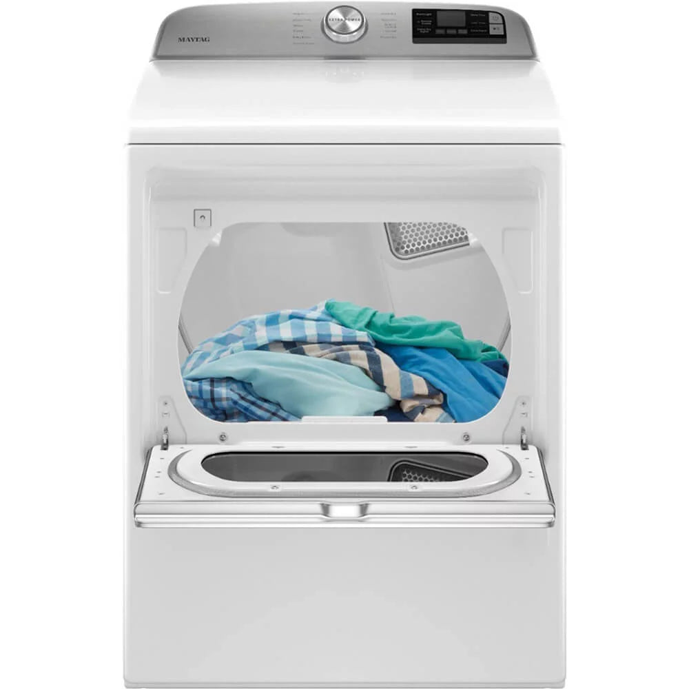 27" Wide 7.4 Cu. Ft. Gas Dryer White P1513