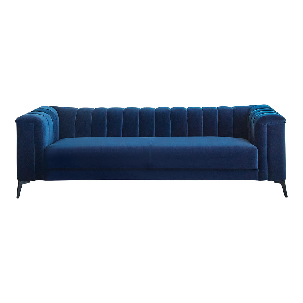 Blue Tuxedo Arm Sofa N859162