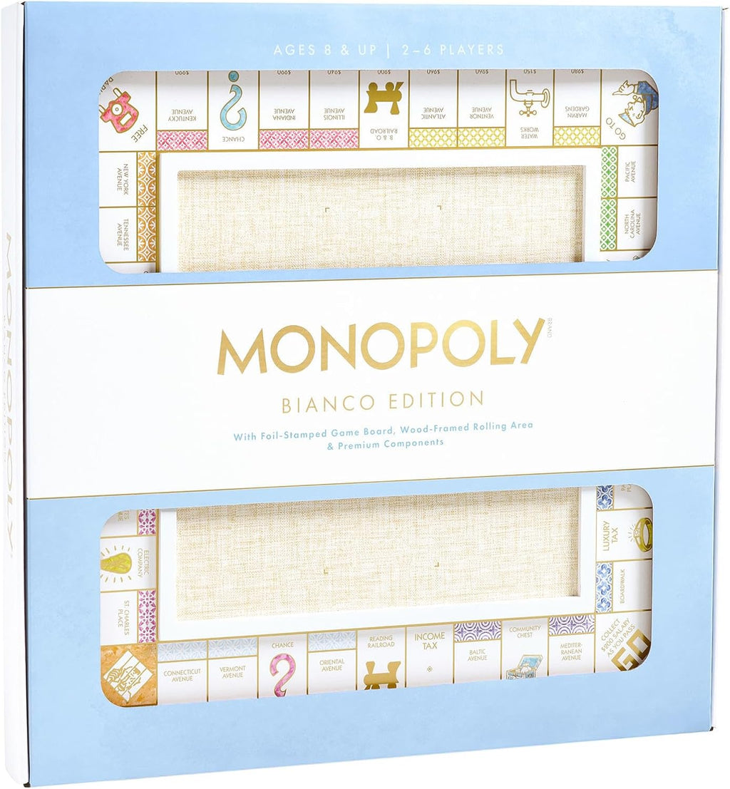 Monopoly Bianco Edition with Wood Game Board C2492