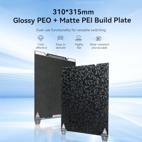 235x235mm Textured Flexible Removable Spring Steel Build Plate O930110