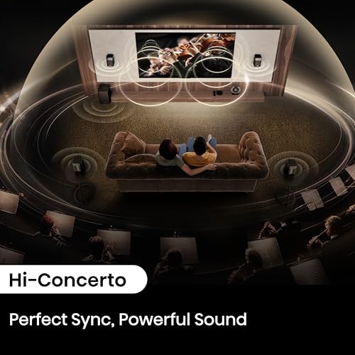4.1.2Ch Sound Bar with Wireless Subwoofer, Dolby Atmos, DTS:X, Bluetooth 5.3, 4K HDMI Pass Through, HDMI/AUX/ARC/Optical/USB J764