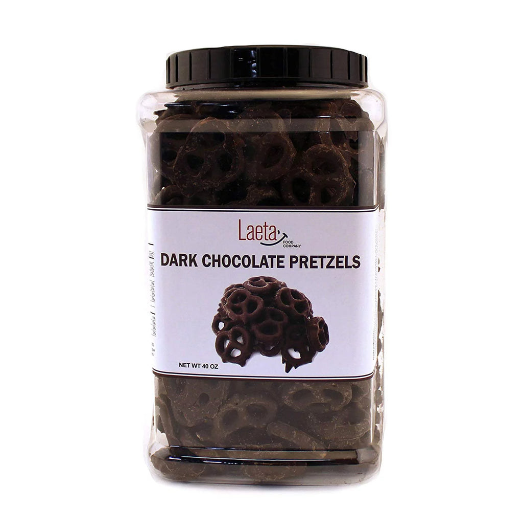 Dark Chocolate Covered Salted Pretzels, 40 Ounces T80976