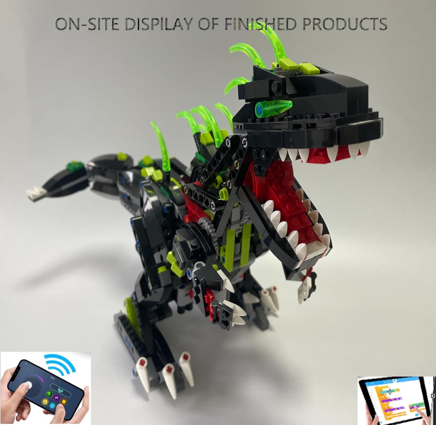 2 in1 Dinosaur Robot Building Kits D7110